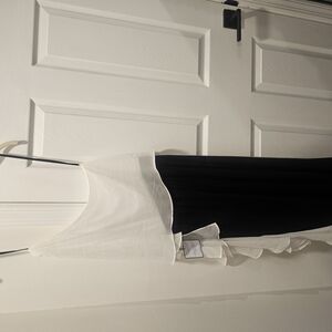 Elegant Black and White Jumpsuit